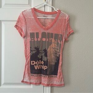 RETIRED WDW Women’s Sheer Aloha Dole Whip Tee - small